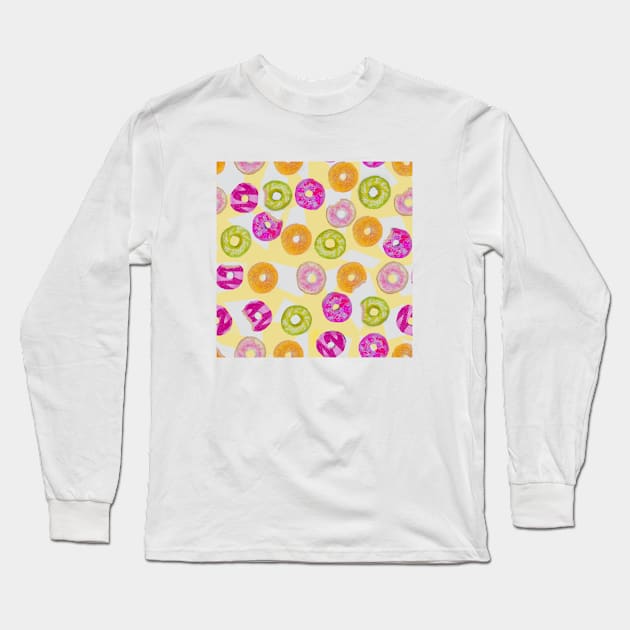 Donut lover Long Sleeve T-Shirt by Mamanobu 